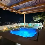7days I Relax With Private Jacuzzi & Seaview Daire Agkidia